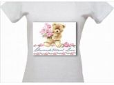Camiseta de Algodão M Baby Look