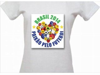 Camiseta de Algodão M Baby Look