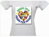 Camiseta de Algodão M Baby Look